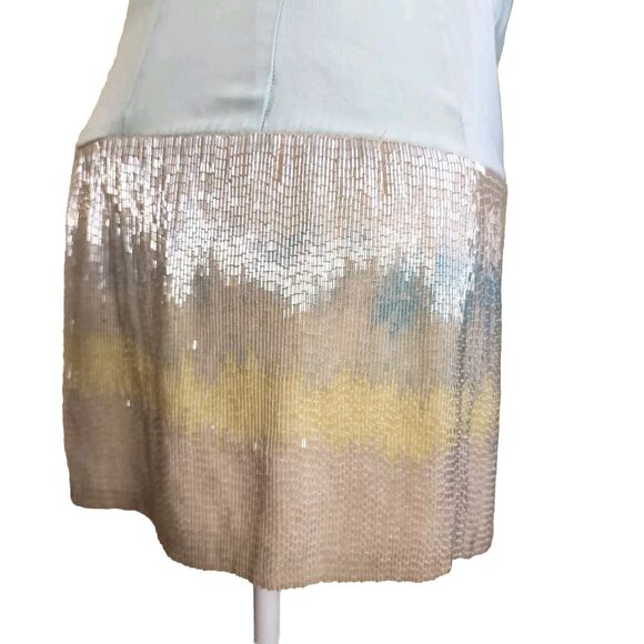 Gomez Garcia London mini designer Dress Beaded Silk size US 6 Retail $1,800 EUC - Picture 6 of 12
